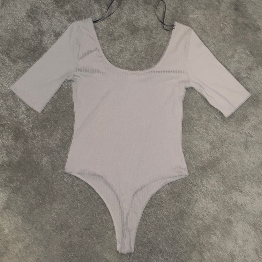 NWOT RUBBED BODYSUIT - Picture 2 of 3